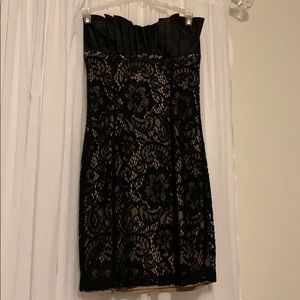 Strapless cocktail dress